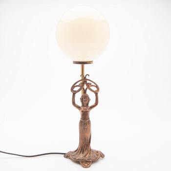 Table lamp, Art Nouveau style, 20th century.