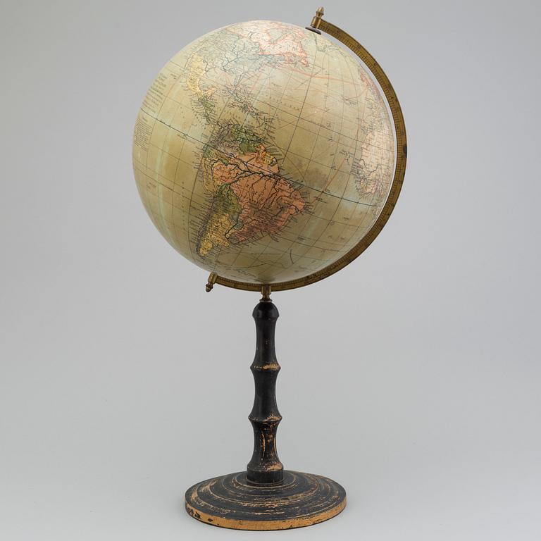 A second quarter of the 20th century globe.