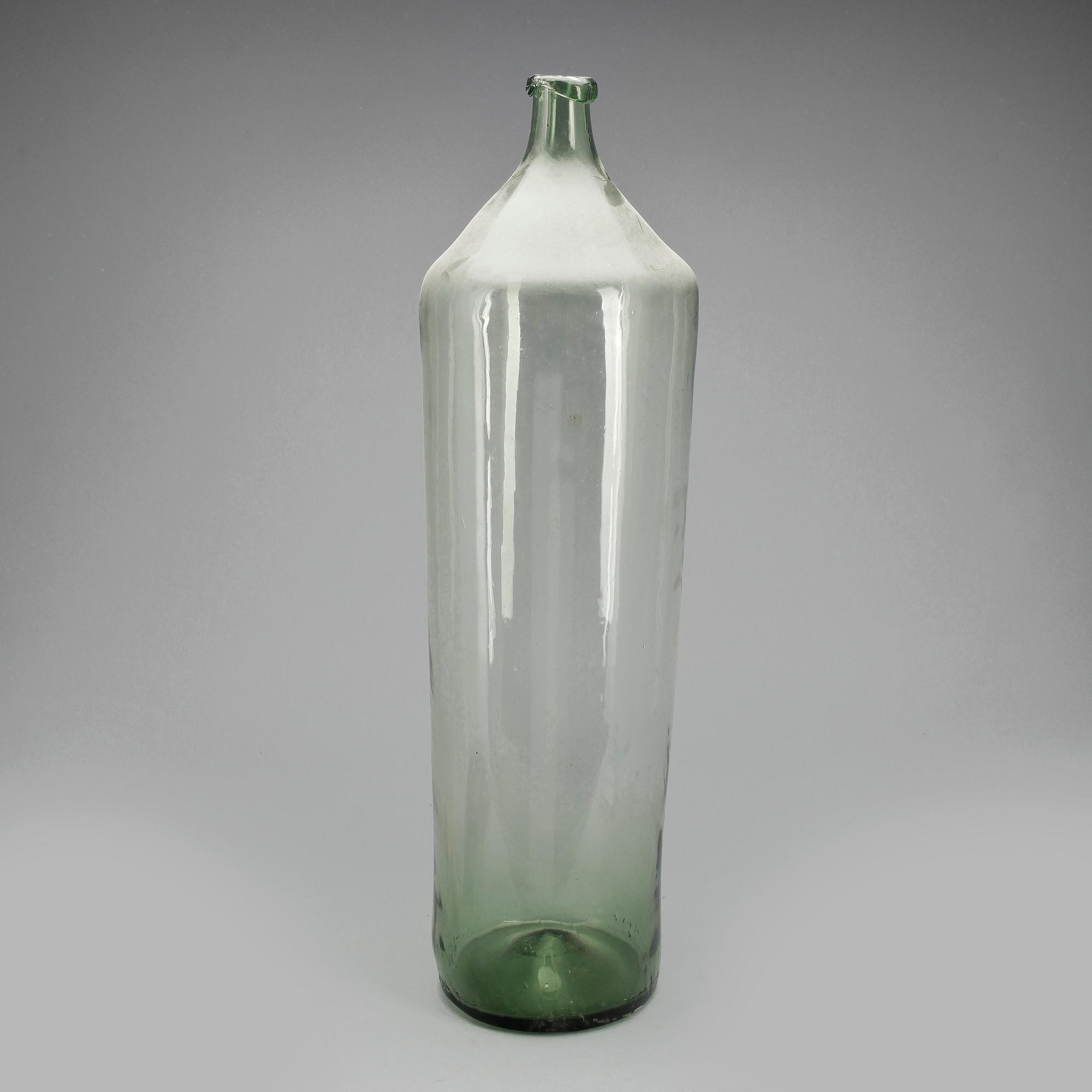 FLASKA, glas, 1800-tal.