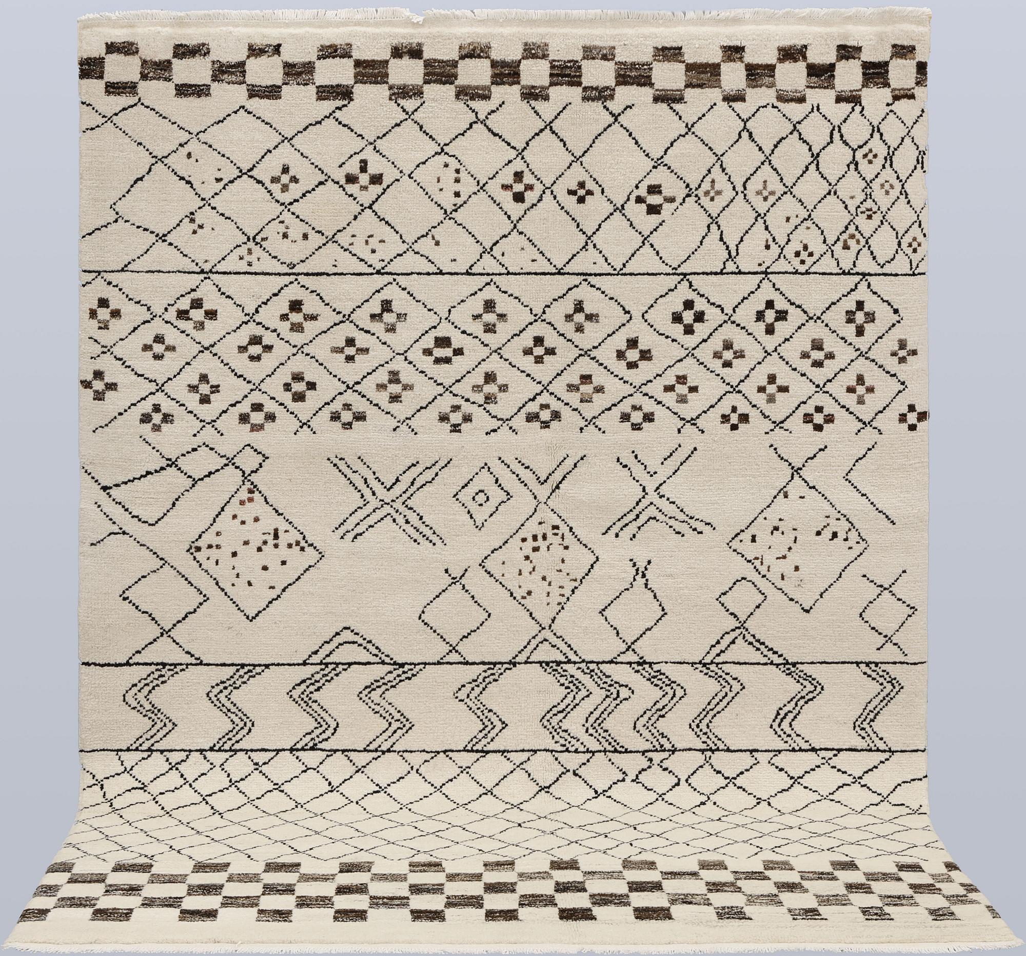 A Moroccan rug, approx. 204 x 152 cm.