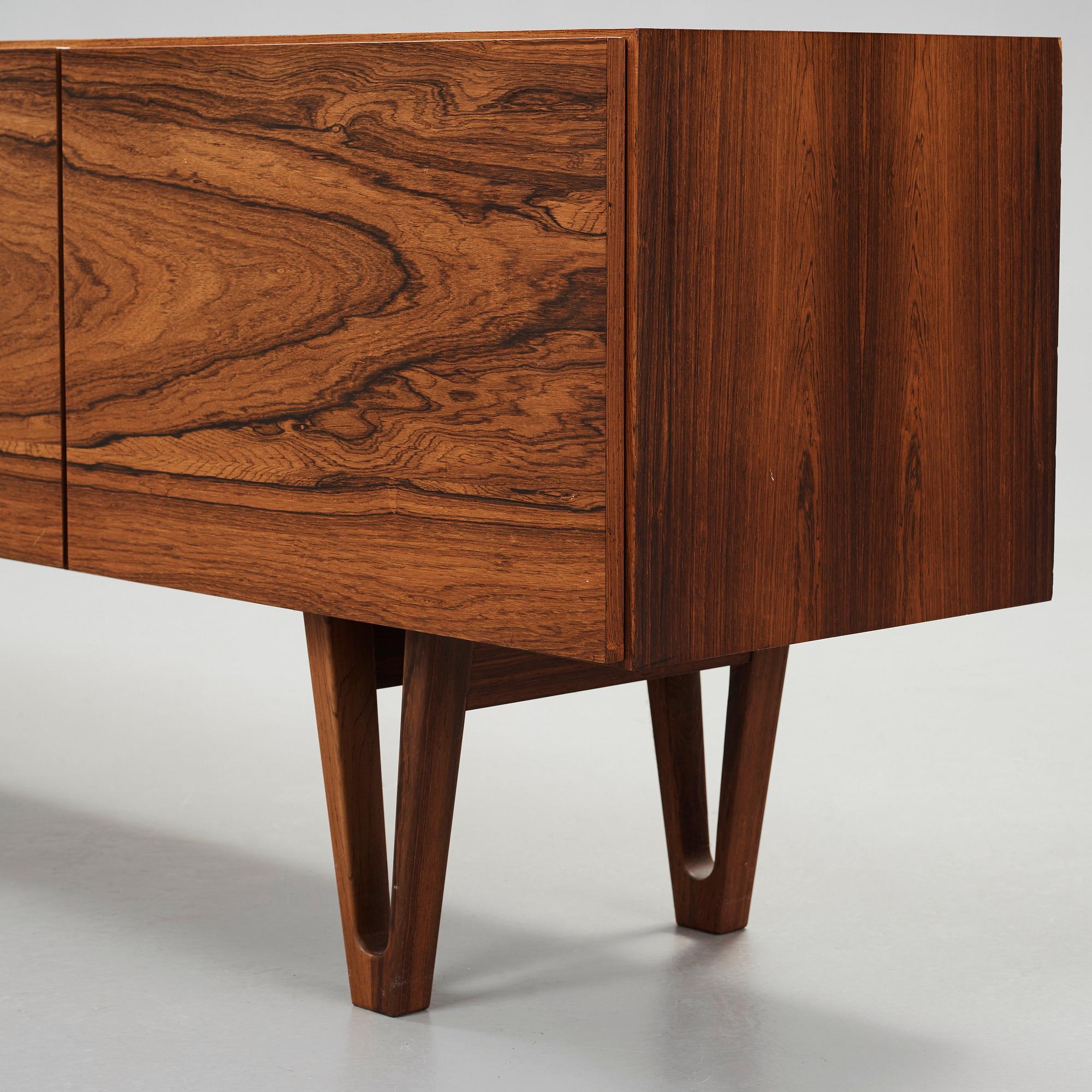 An Ib Kofod Larsen palisander sideboard, Säffle Möblefabrik Sweden 1960's.