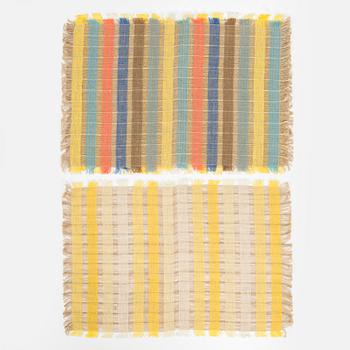 Margareta Ahlstedt-Willandt, five tablets, and four clothes, manufacturer Ateljee Margareta Ahlstedt-Willandt.