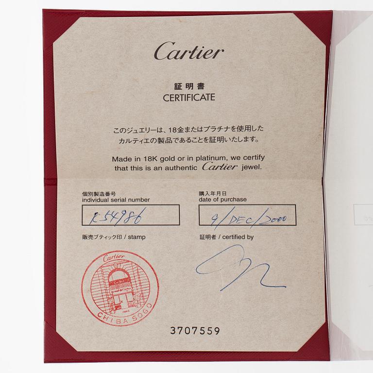 Cartier, sormus, "Love", 18K kultaa.