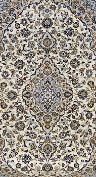 A CARPET, Kashan, around 310 x 195 cm.