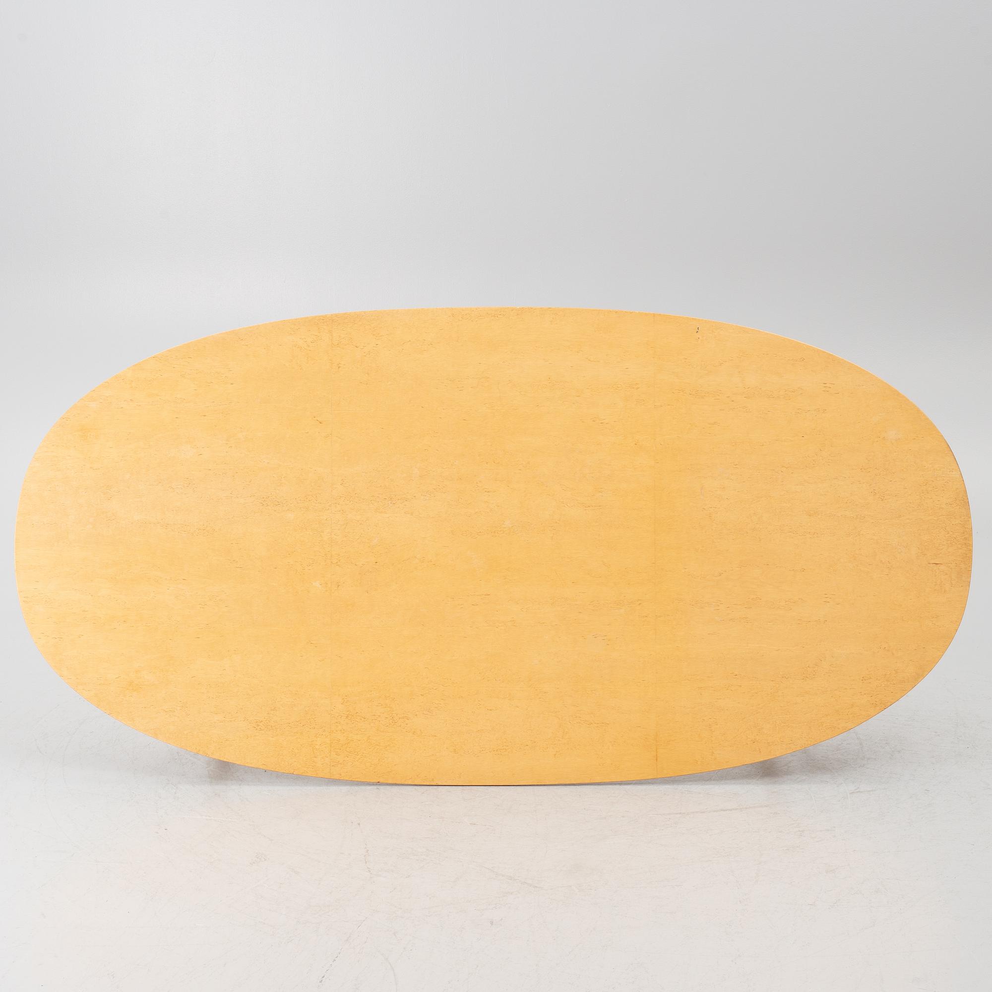 Bruno Mathsson, & Piet Hein, A 'Superellipse' dining table, Bruno Mathsson International.