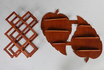 VÄGGHYLLA OCH VINSTÄLL, 1900-talets andra hälft.