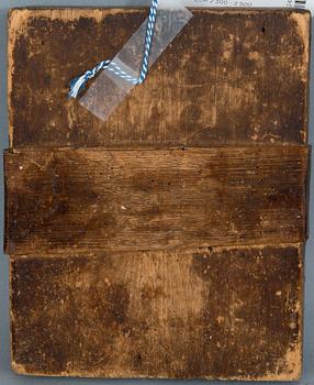 IKONI, tempera puulle, Venäjä, 1800-luvun puoliväli,