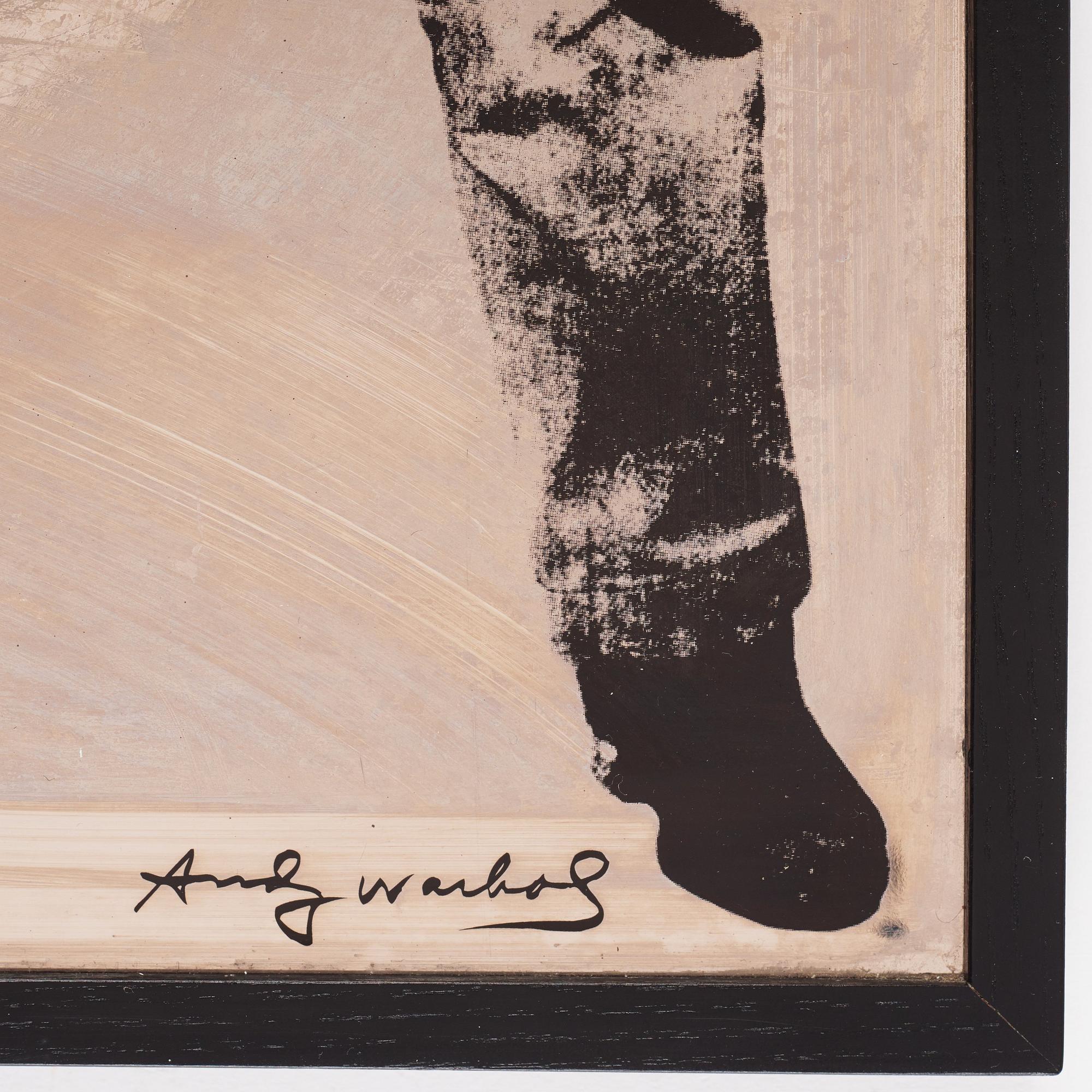Andy Warhol After, "Elvis - platinum".