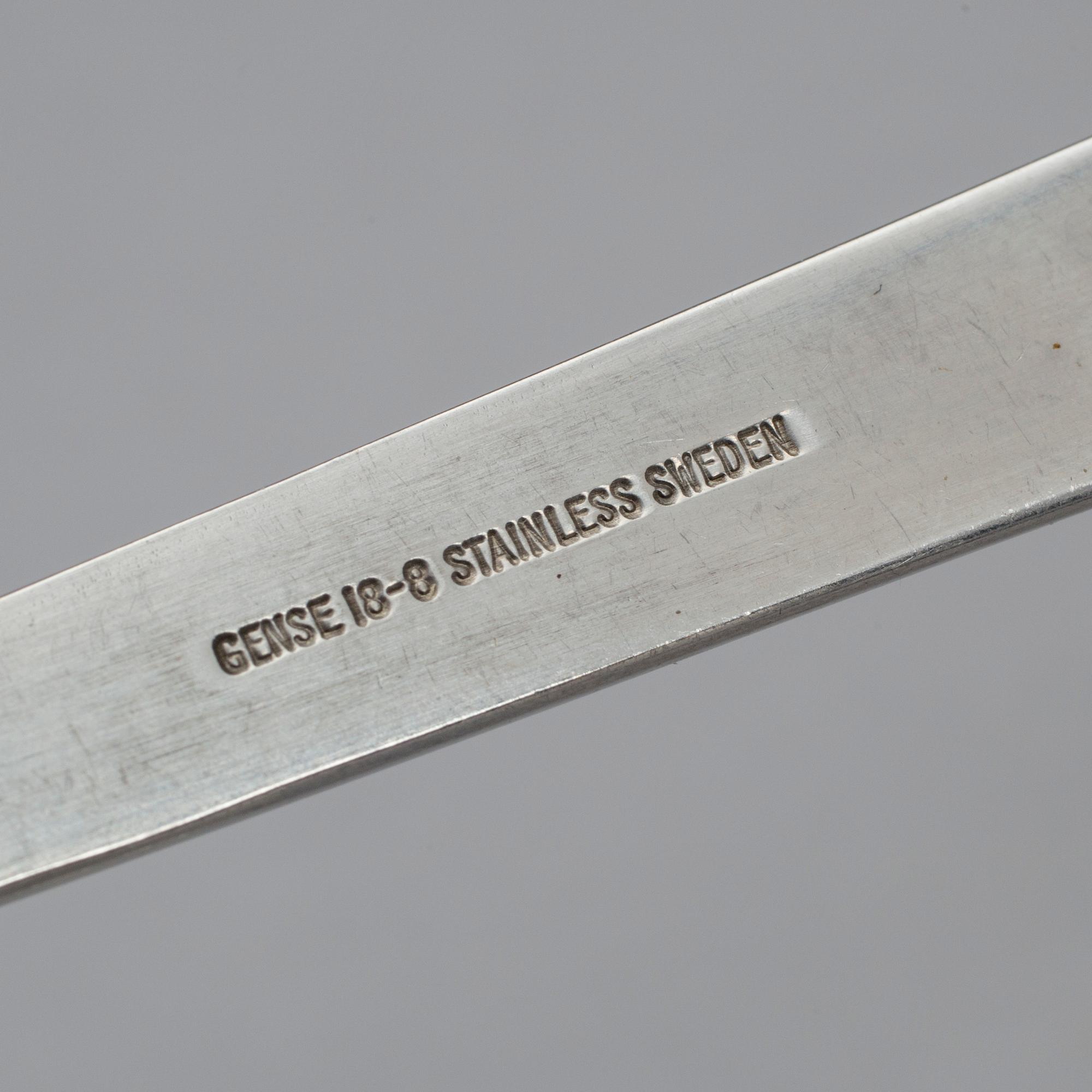 FOLKE AHRSTRÖM, bestick 97 delar, "Thebe", Gense. Formgivna 1944.