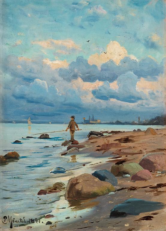 Peder Mork Mönsted, Boy fishing.