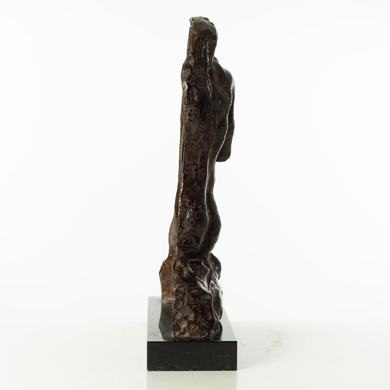 Gudmar Olovson, sculpture. Signed. Numbered. Foundry mark. Bronze, total height 61.5 cm, length 40 cm.