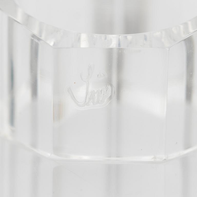 Siv Lagerström, tre ringar, akrylplast, 1970-tal.