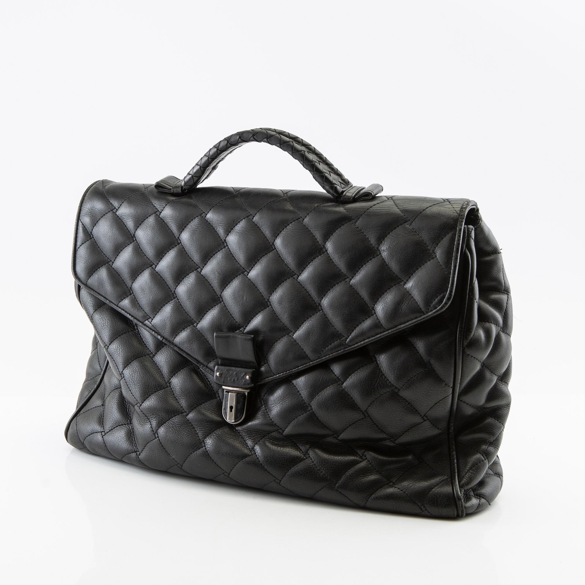 Bottega Veneta vintage briefcase.