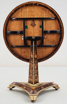 A 19th century tilt-top table.