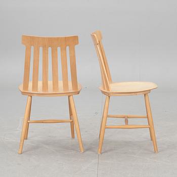 STOLAR, 4 st, "Tallåsenstolen", Jan Hallberg, Edsbyverken, 1960-tal.