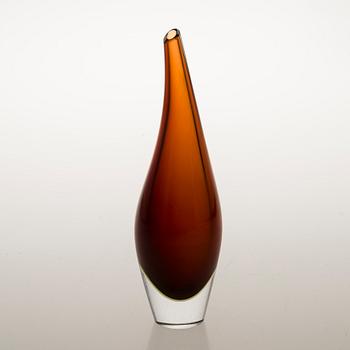 TAPIO WIRKKALA, A Kalanrakko Glass Vase 3299, signed Tapio Wirkkala Iittala.