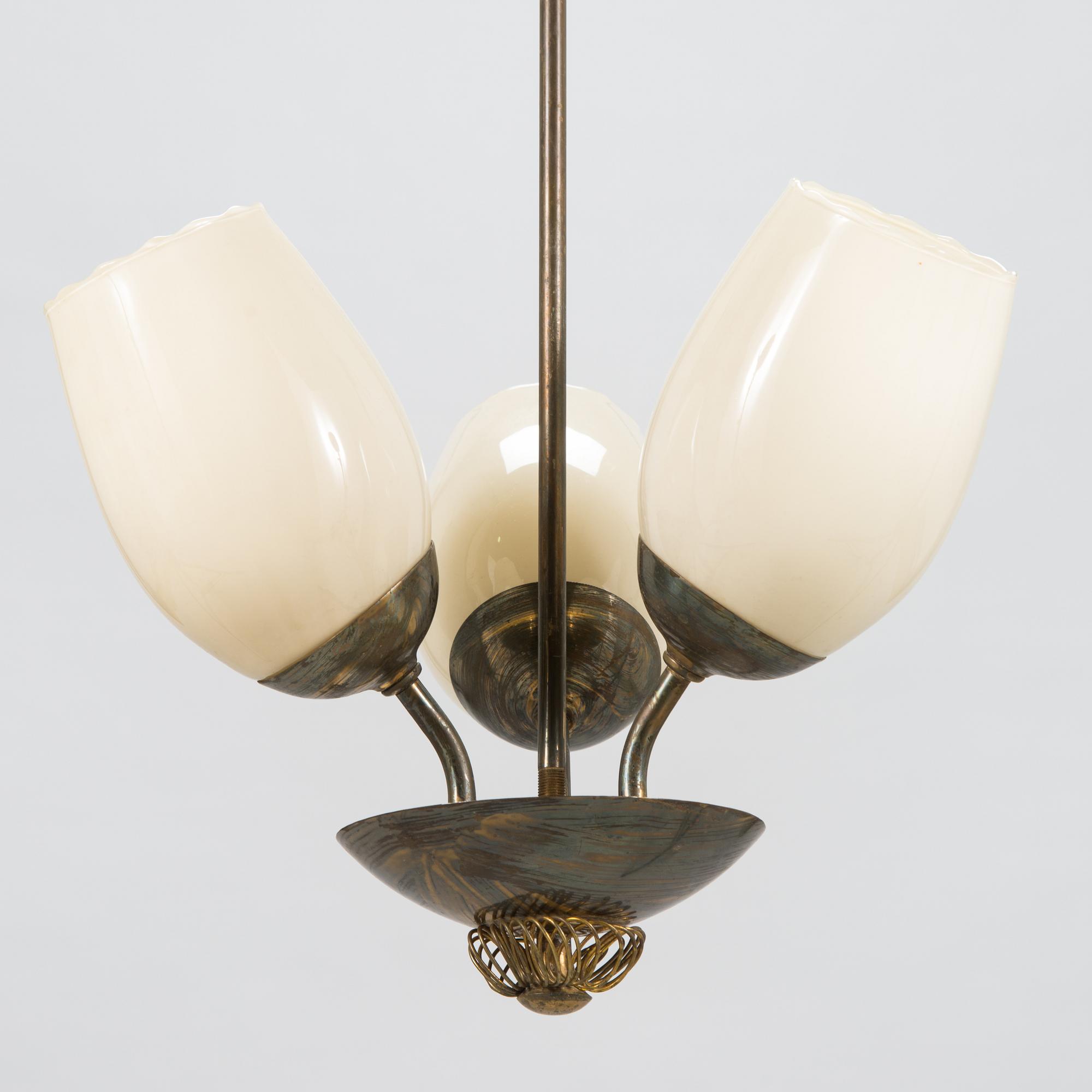 A 1950s Idman ceiling lamp.