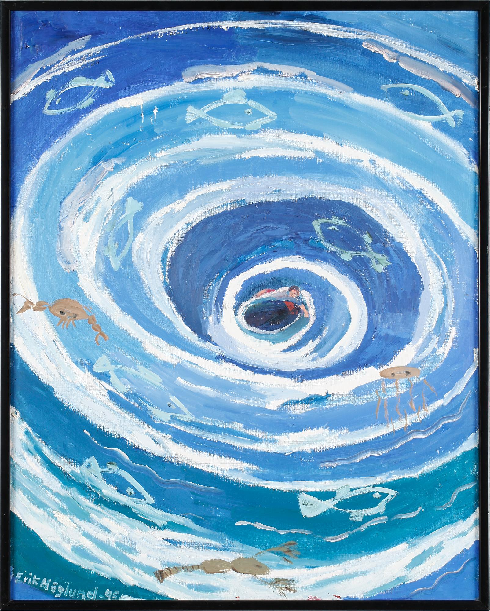 ERIK HÖGLUND, olja på duk, signerad och daterad -95.