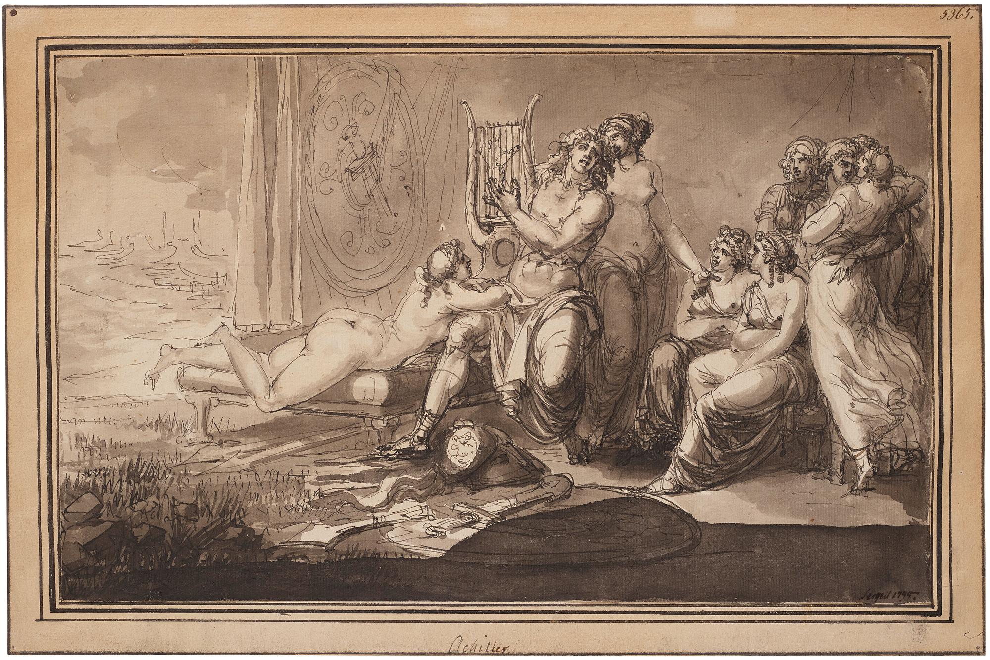 Johan Tobias Sergel, "Achilles" (”Achilles i Lykomedes hof”).