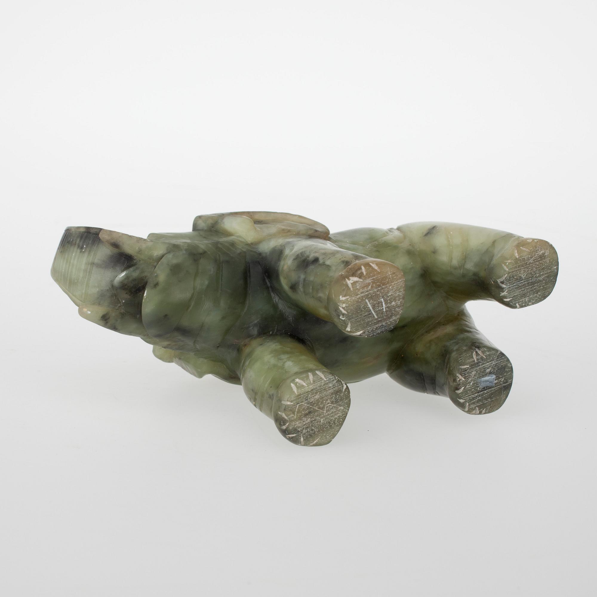 ELEFANT, soapstone, Kina 1900-tal.