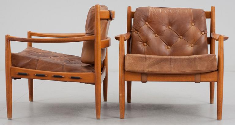 FÅTÖLJER, ett par, Ingmar Thillmark, OPE möbler, 1950/60-tal.