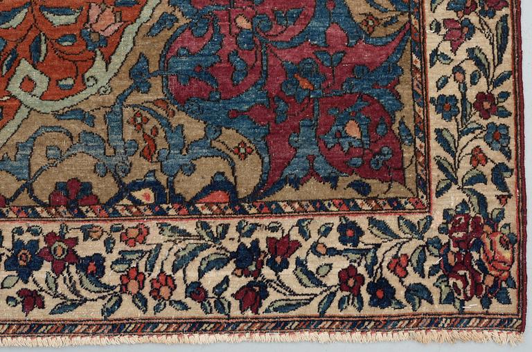 SEMIANTIK ISFAHAN FIGURAL. 214 x 127,5 cm.
