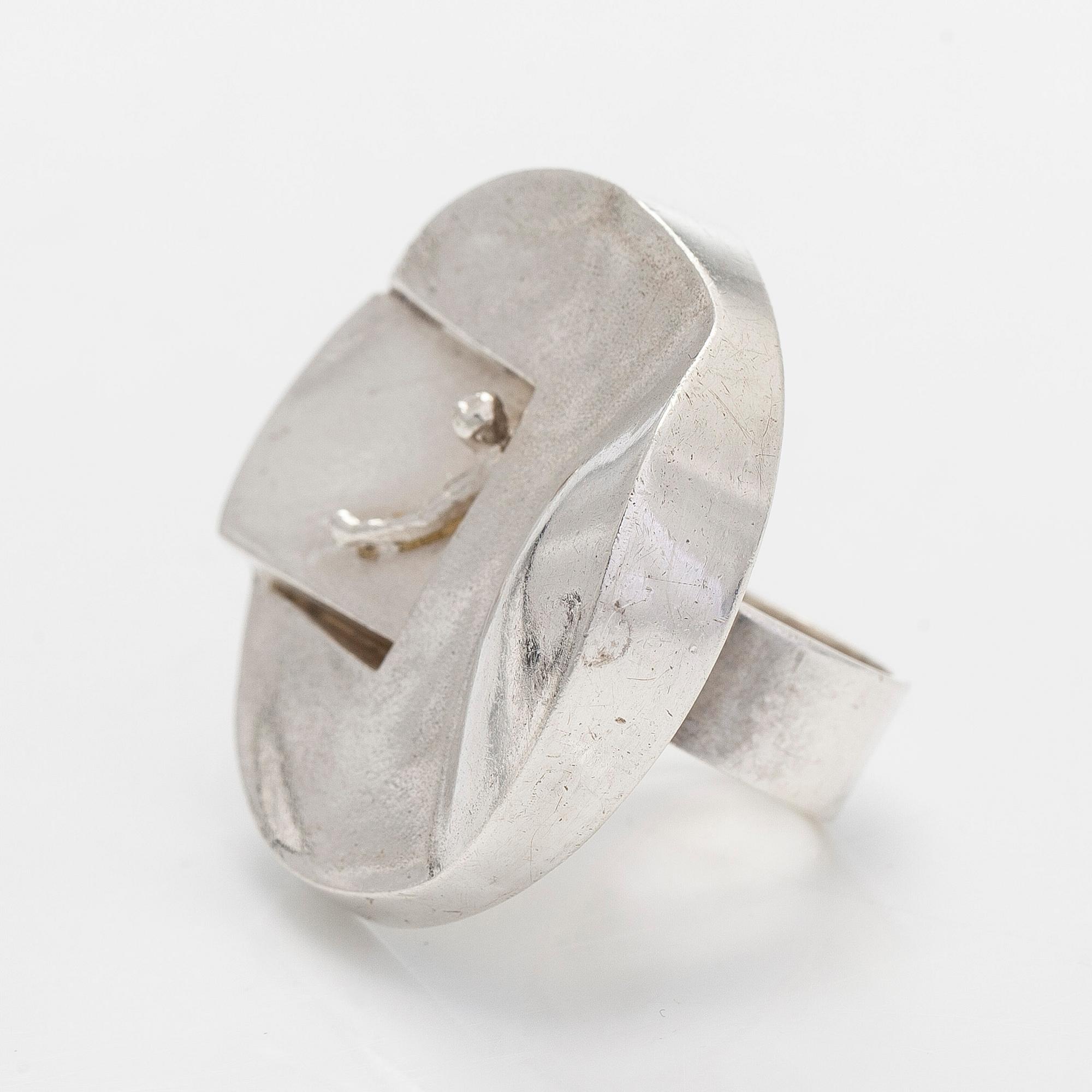 Björn Weckström, ring, "At the gate of eternity", silver.