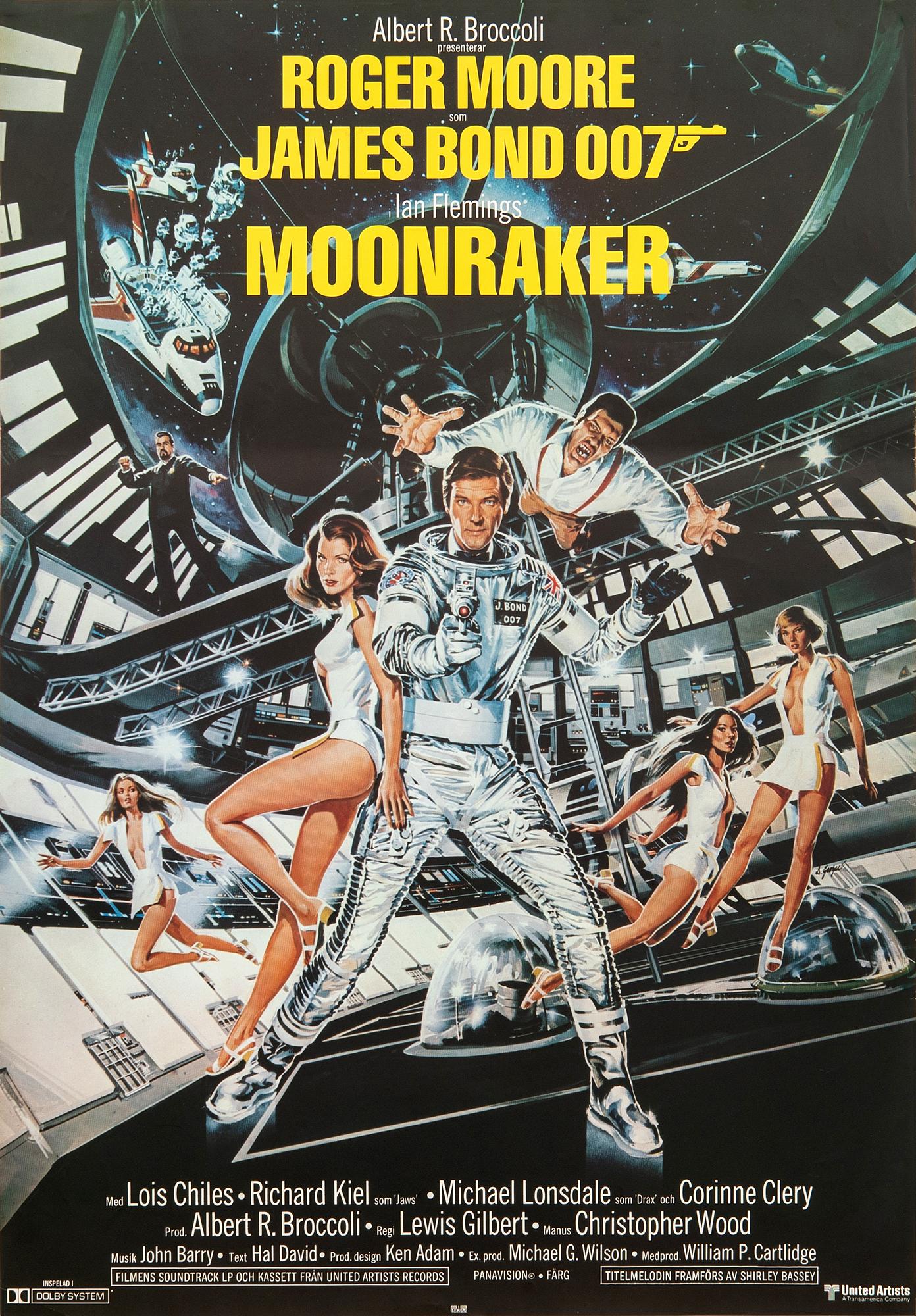 Filmaffisch James Bond "Moonraker".