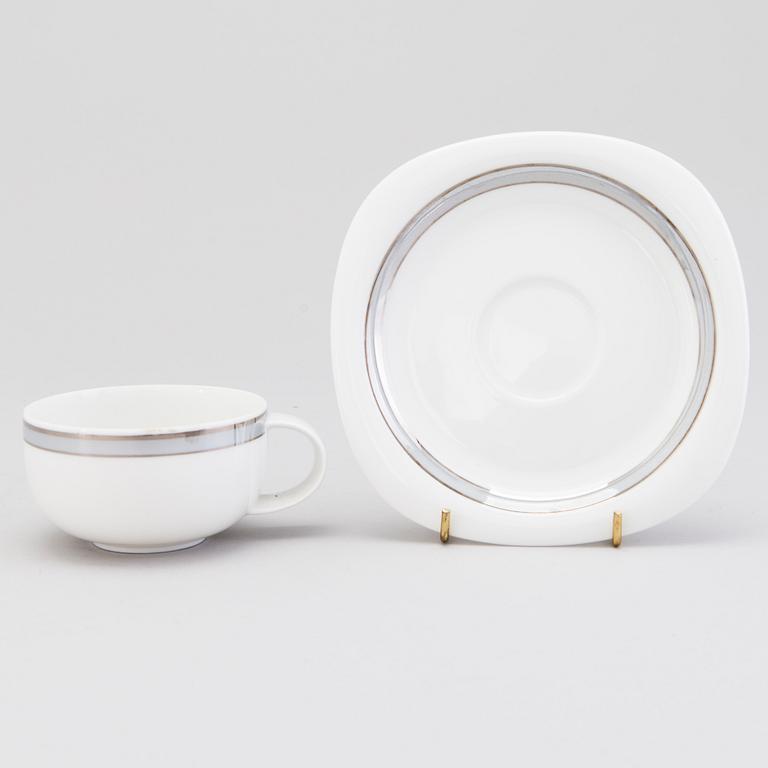 A 52-piece set of "Suomi"  tableware designed by Timo Saarpaneva 1976, for Rosenthal Studio-line.