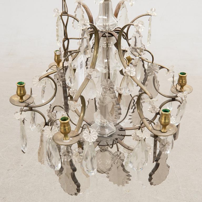 Chandelier Rococo style first half of the 20th century.