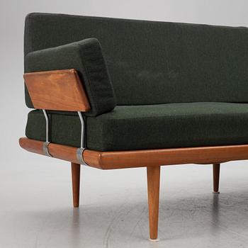 Peter Hvidt & Orla Mølgaard  Nielsen, a "Minerva" group with two sofas and a table, France & Son, Denmark, 1960's.