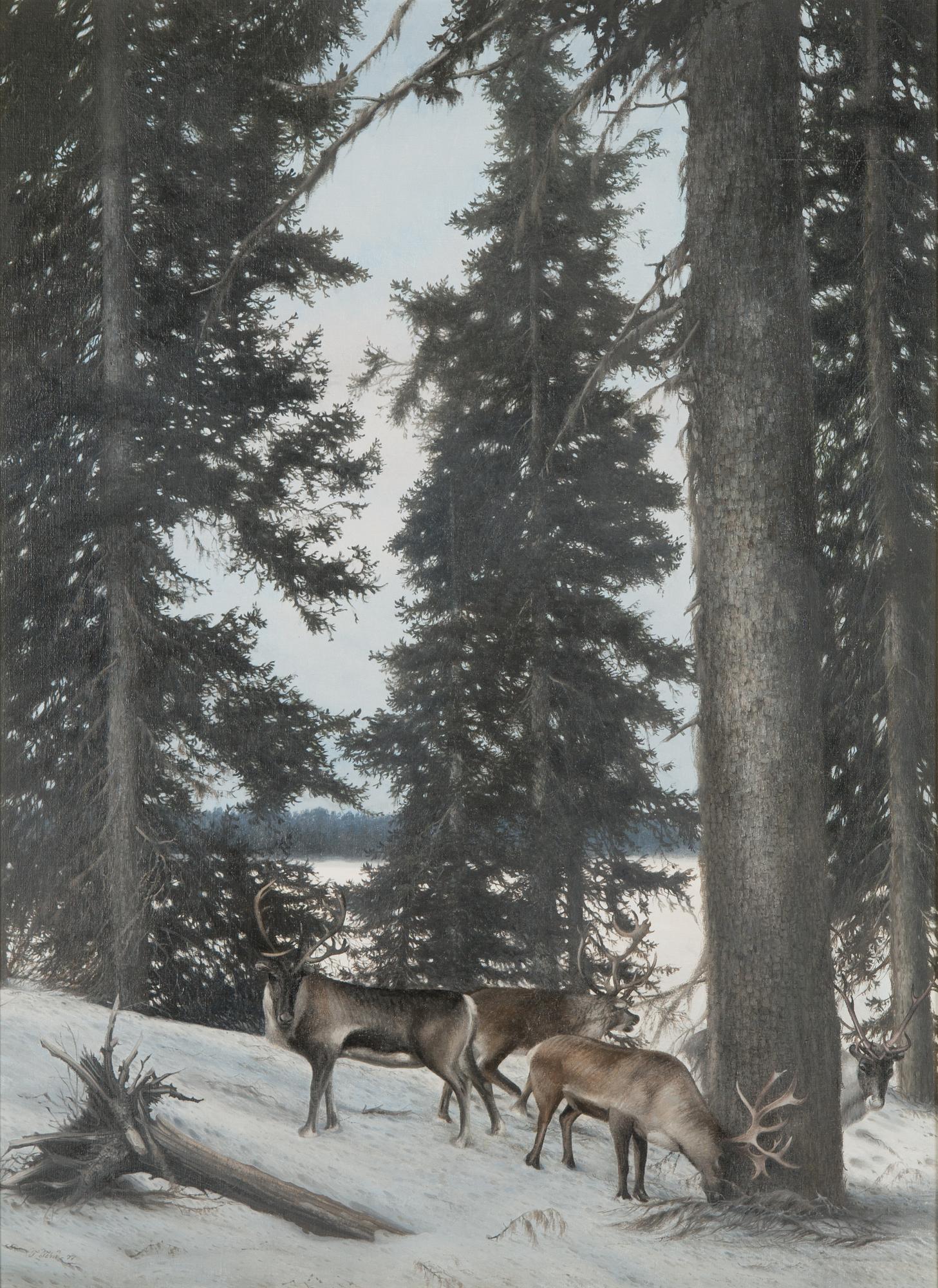 Teppo Terä, oil on canvas, signed and dated -77.