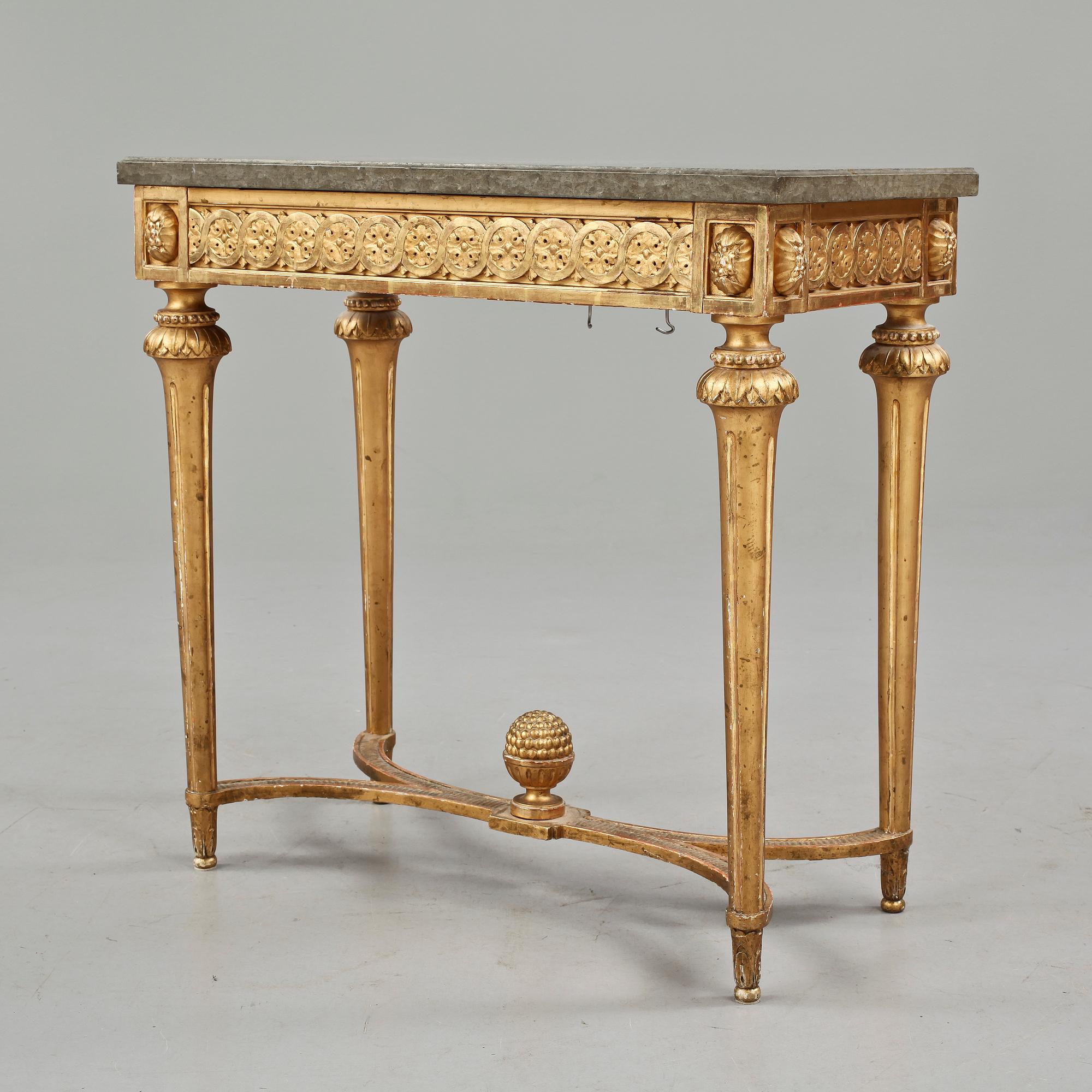 KONSOLBORD, gustaviansk stil, 1800/1900-tal.