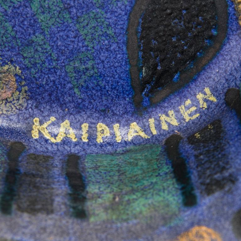 BIRGER KAIPIAINEN, A stoneware decorative bowl signed Kaipiainen.