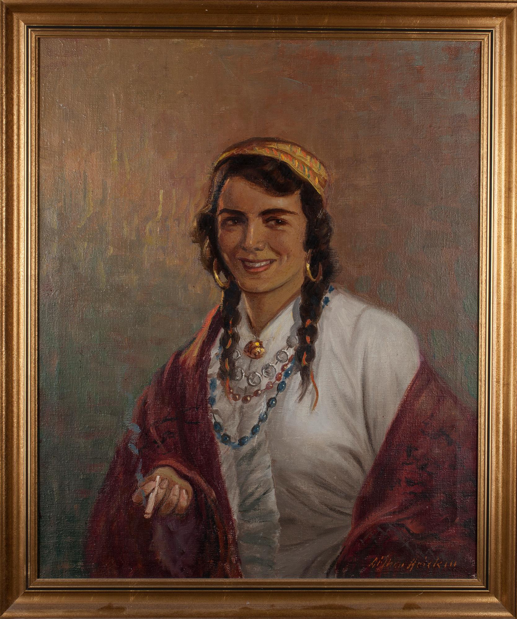 ARTHUR HEICKELL, olja på duk, signerad.
