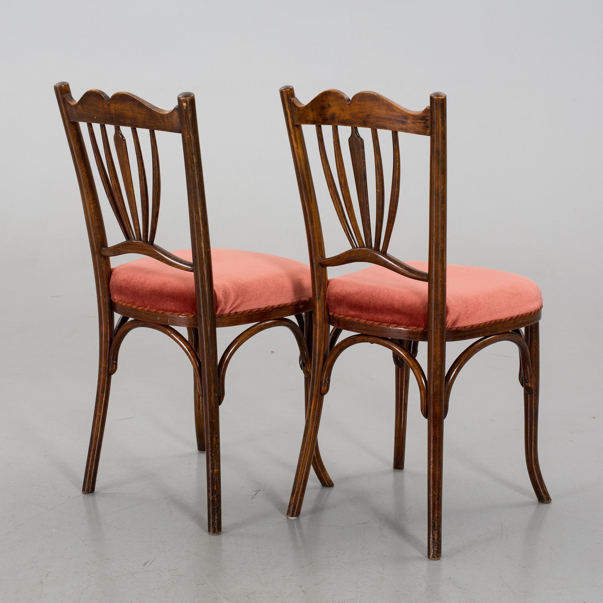 2 pcs of chairs, Fischel, first half of the 20th century,