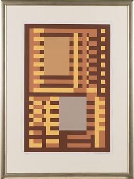 SAM VANNI, serigraph, signed and dated -89, numbered 24/75.