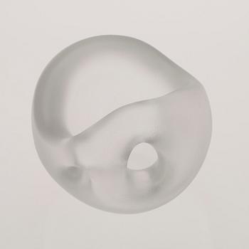 GLASSKULPTUR, "Jättens gryta" Signerad Timo Sarpaneva, Iittala.