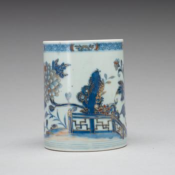 A blue and white jug, Qing dynasty, Qianlong (1736-95).