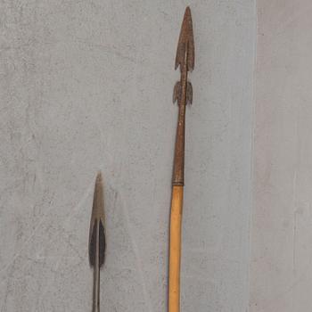A set of five pcs Africana, 20th century.