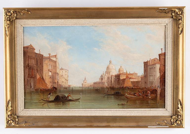 Alfred Pollentine, oil on canvas, signed and dated -82.