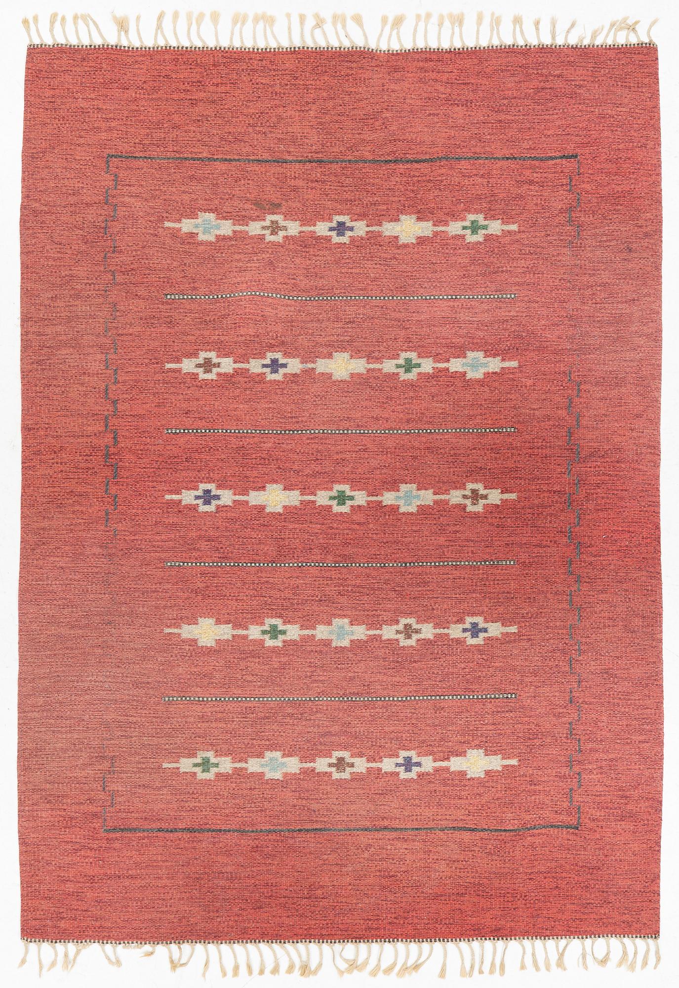Matta, röllakan, osignerad. Ca 228 x 198 cm.