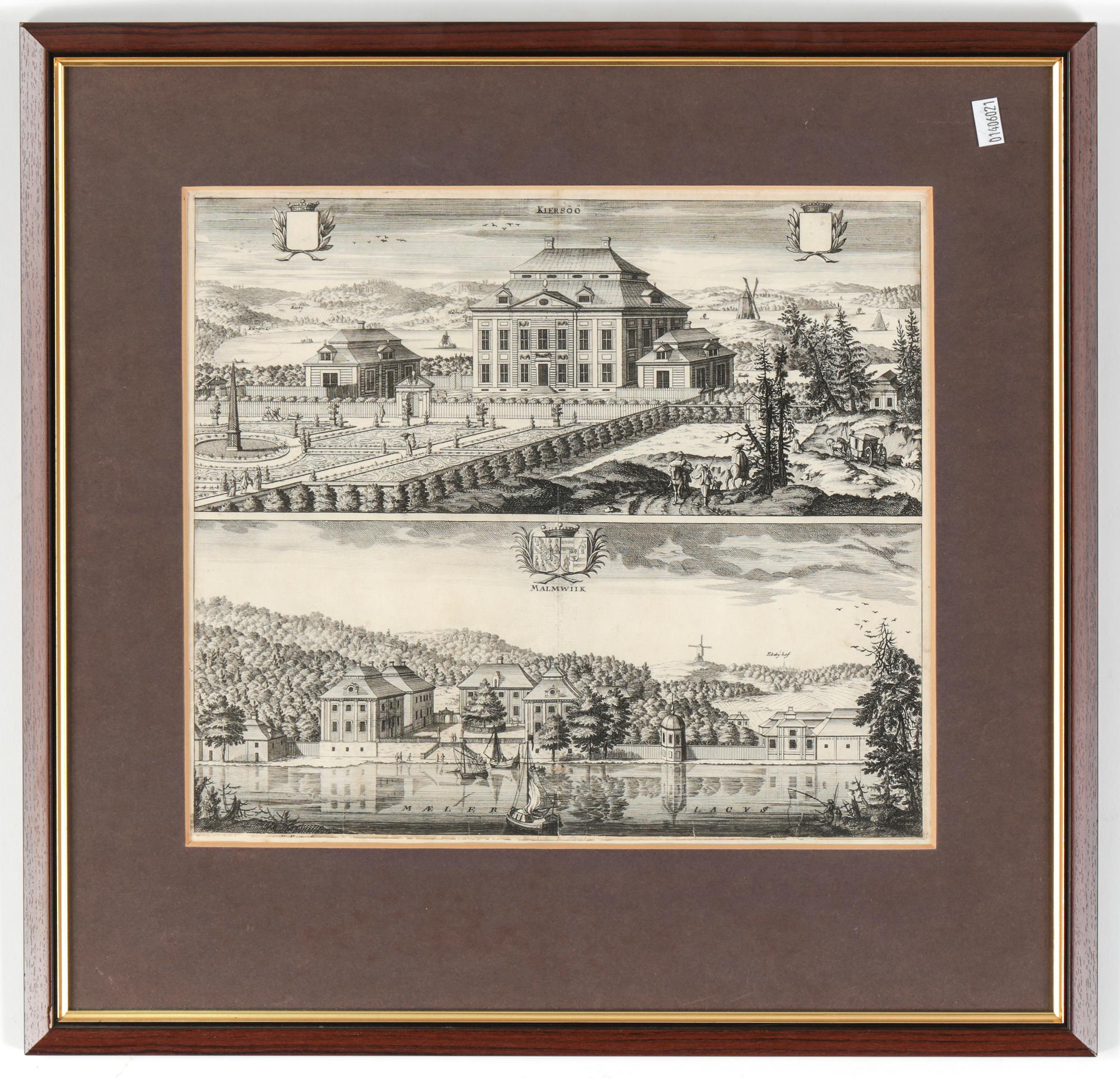 KOPPARSTICK, 6 st, troligen 1700-tal.