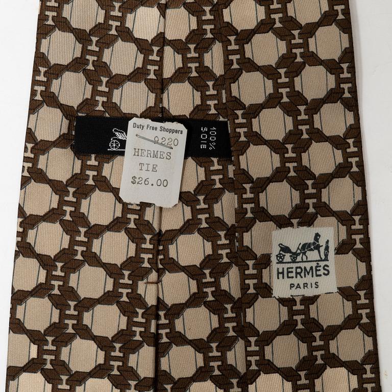 Hermès, ties, 3 pcs.