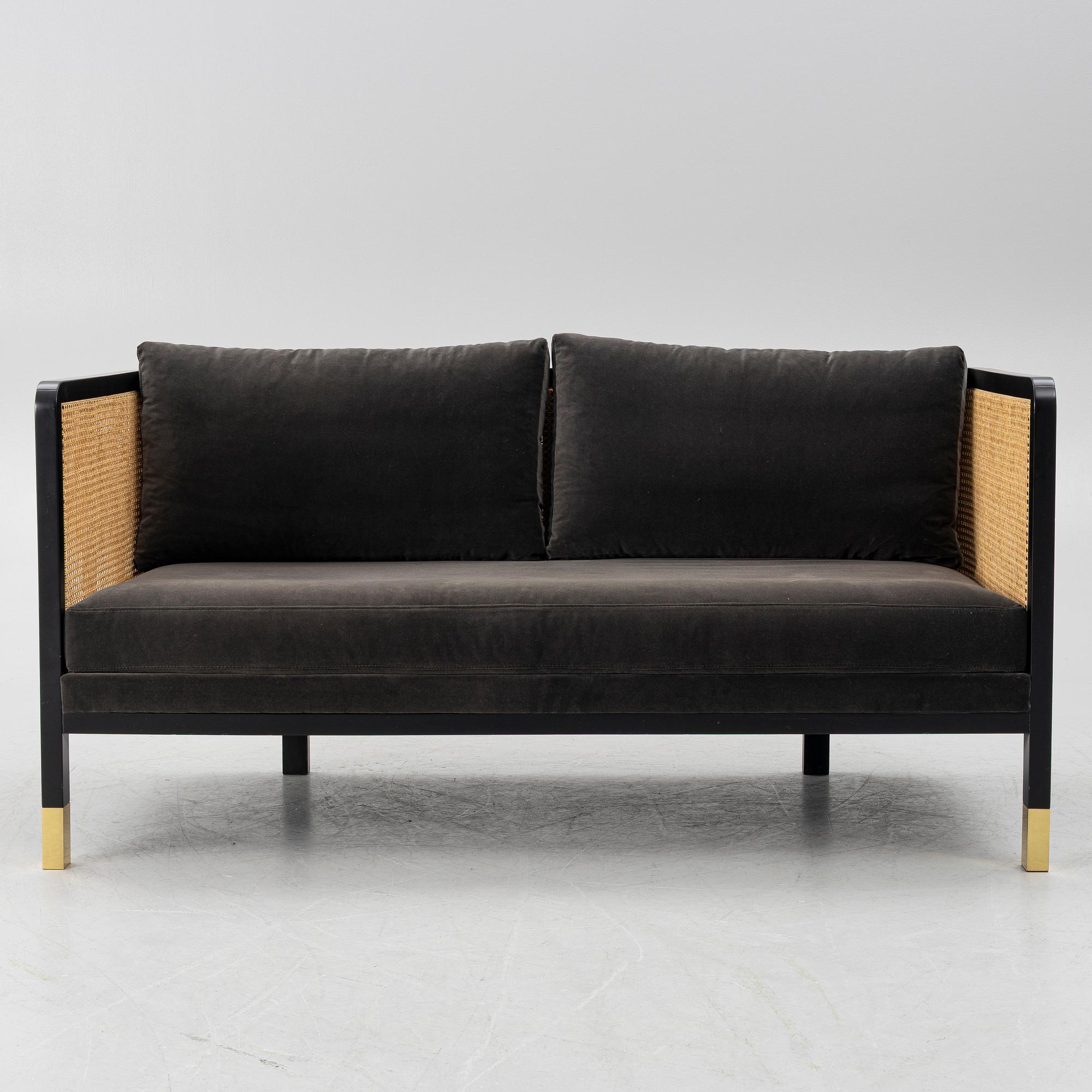 A Cane 160 sofa, Red Edition.