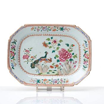 Fat, ett par, kompaniporslin. Qingdynastin, Qianlong (1736-95).