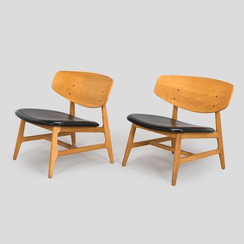 Henrik Pedersen, a pair of 'Siko' lounge chairs for Houe, Denmark.
