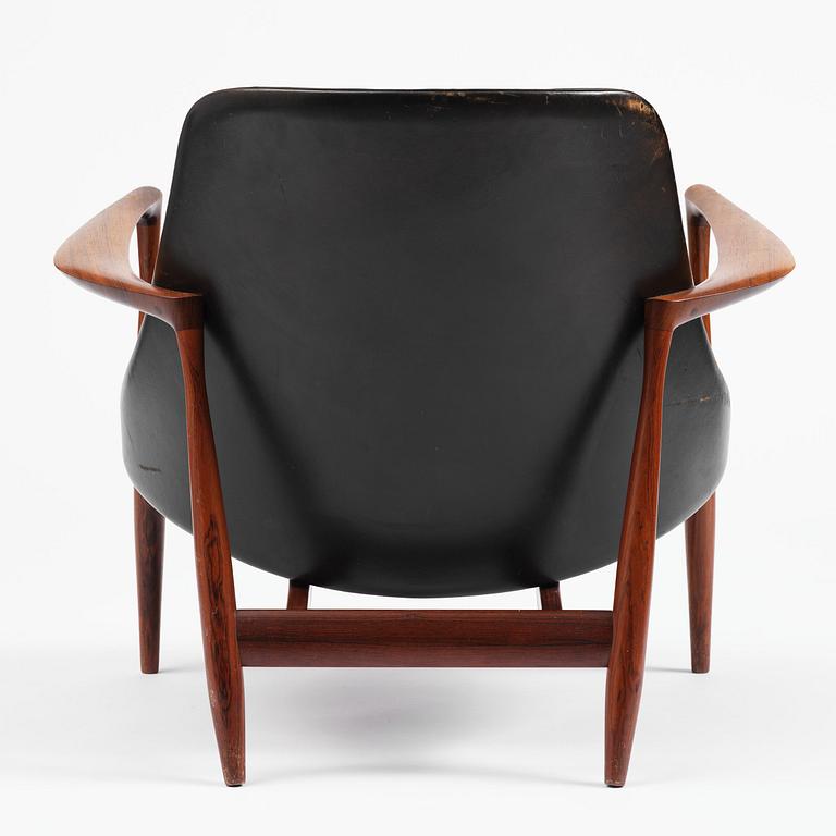 Ib Kofod-Larsen, a rosewood "Elizabeth" easy chair, cabinetmakers Christensen & Larsen, Denmark, 1950s-60s.