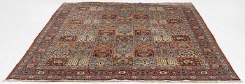 Carpet, oriental, Ghom, approx. 320 x 228 cm.