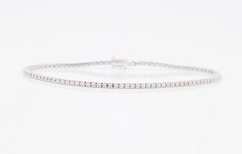 ARMBAND, diamanter totalt ca 0.30 ct.